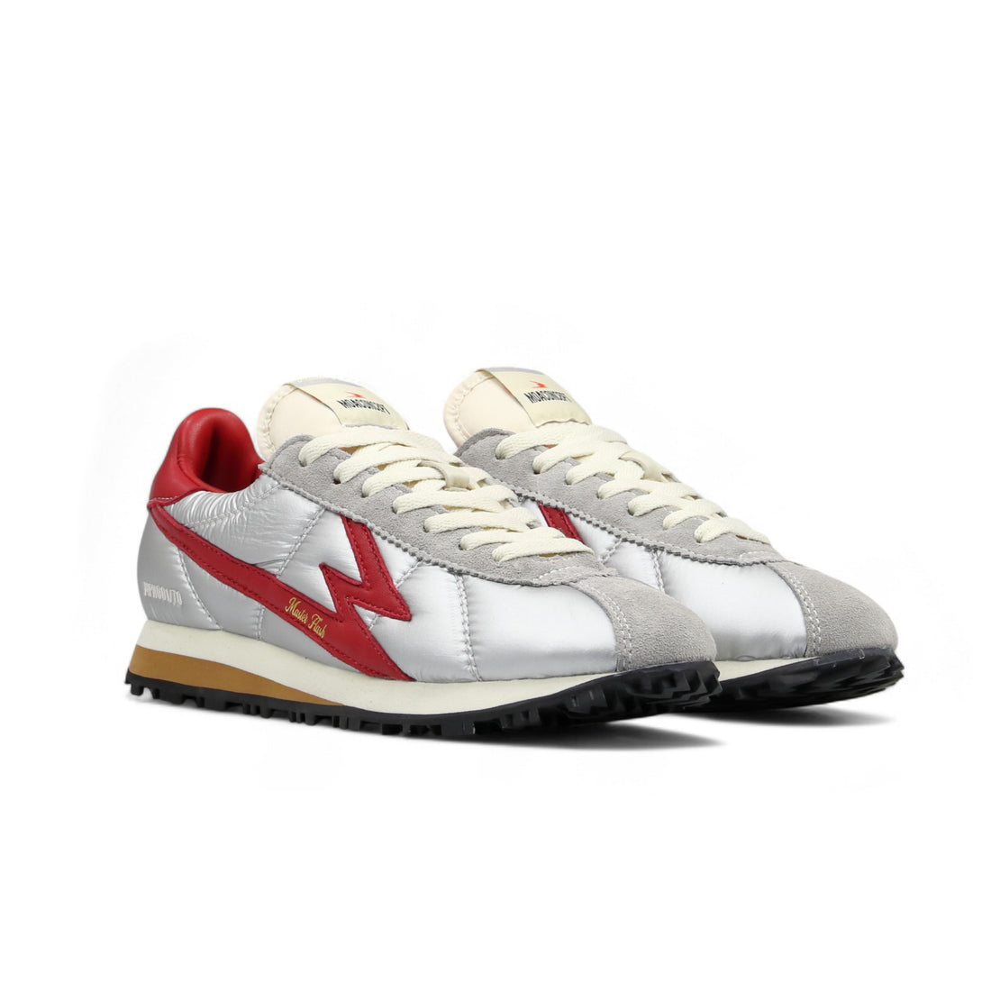 SILVER NYLON FLASH SNEAKER