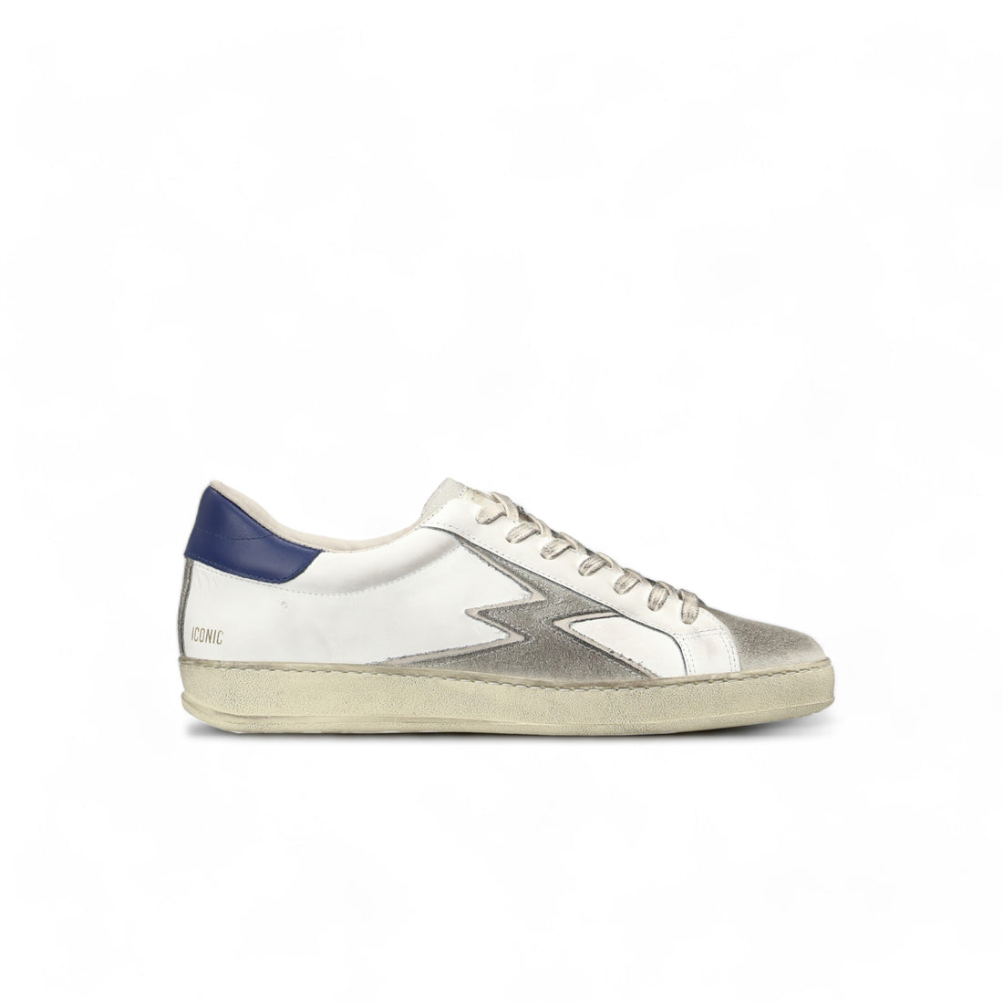 Men's Iconic White and Navy Blue Sneaker