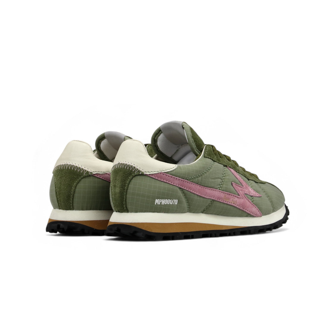 MILITARY GREEN FLASH NYLON SNEAKER