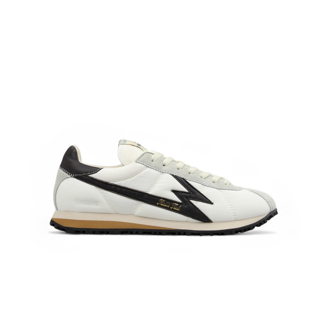 WHITE NYLON FLASH SNEAKER