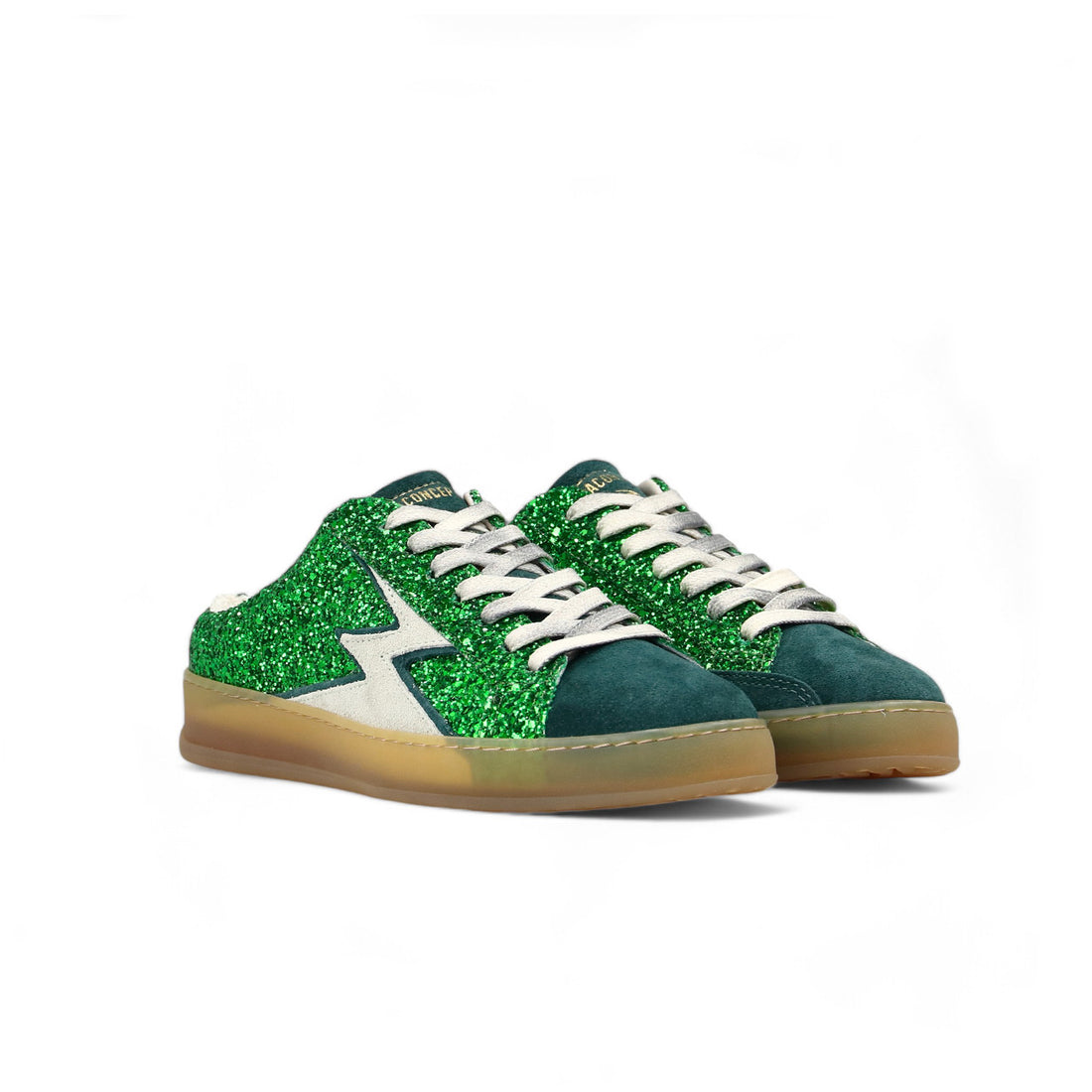 Club Mule Glitter Green Sneaker