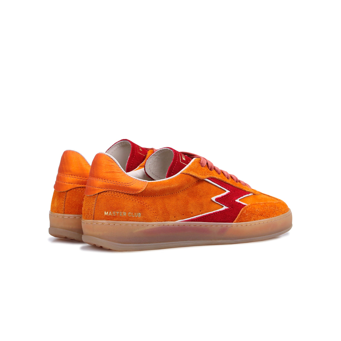 Sneaker Club Arancione logo Rosso