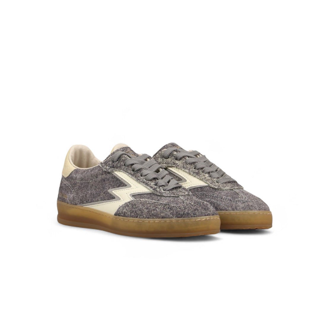 SNEAKER CLUB SUEDE EFFETTO FELTRO GRIGIO