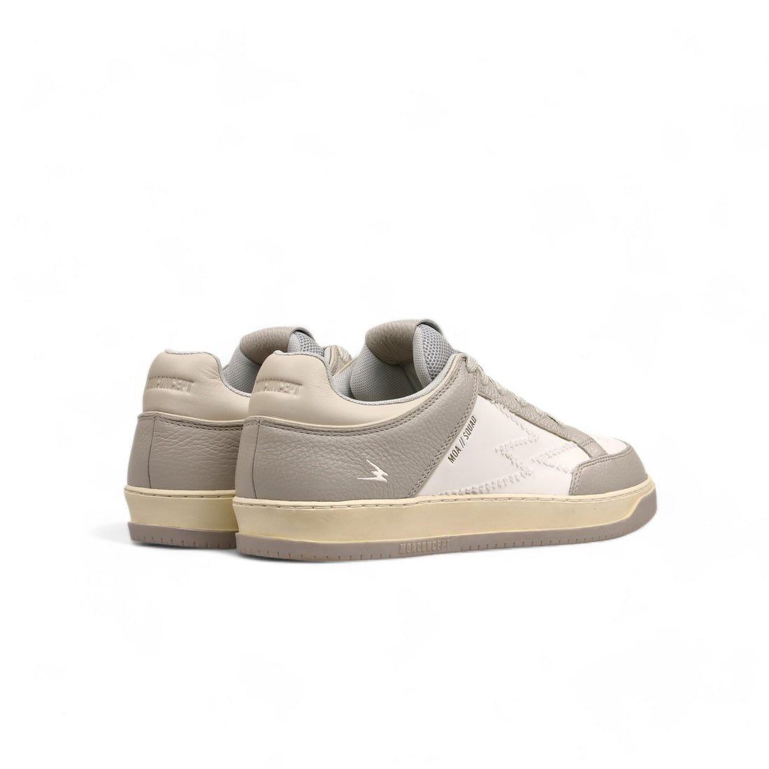 Sneaker Squad logo ricamato dettagli grigi