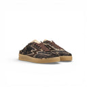 SNEAKER CLUB MULE STAMPA MACULATA IN CAVALLINO
