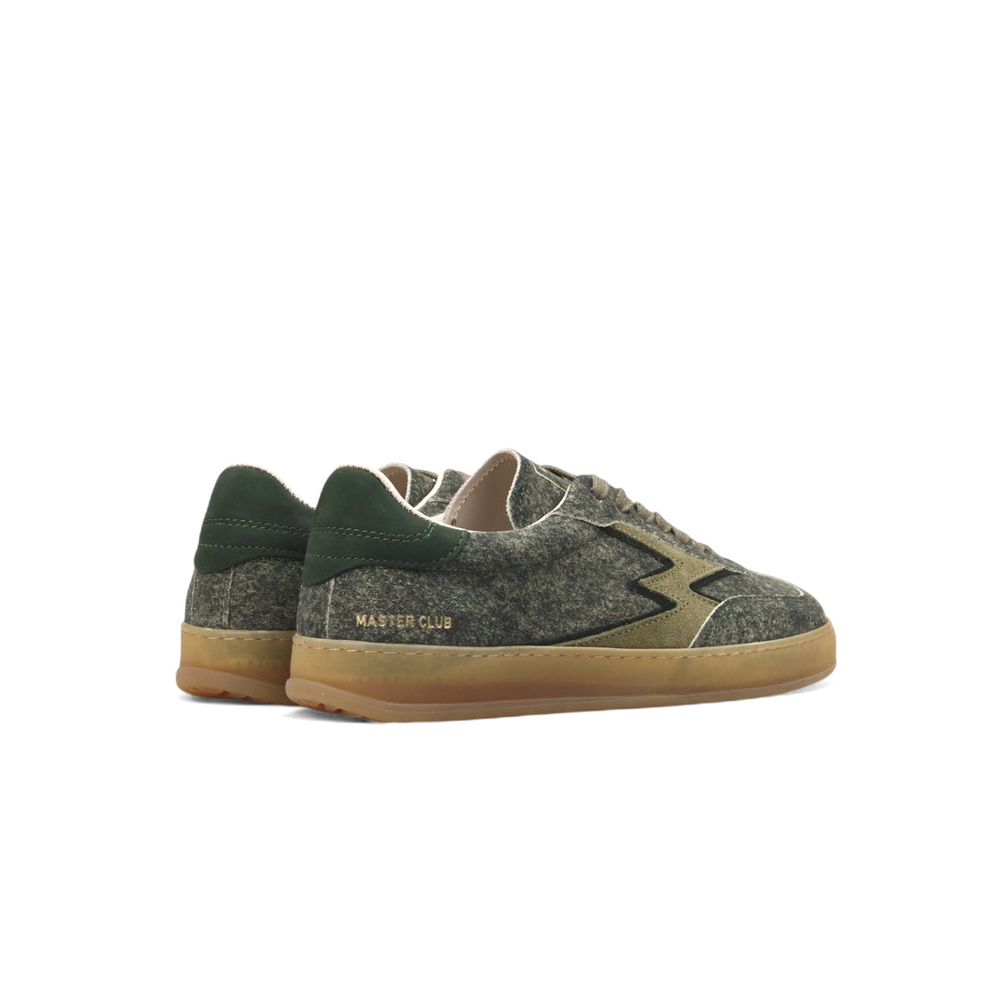 SNEAKER CLUB SUEDE EFFETTO FELTRO KAKI