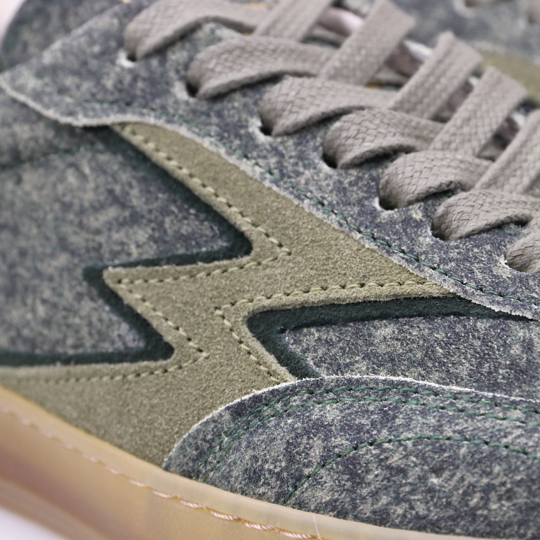 SNEAKER CLUB SUEDE EFFETTO FELTRO KAKI