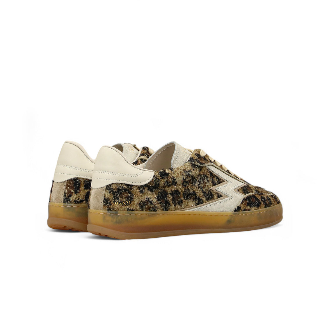 Sneaker Club Sabbia Stampa Leopardo