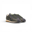 SNEAKER FLASH GRIGIA IN RASO OPACO CON DETTAGLI IN SUEDE E PELLE
