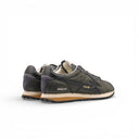 SNEAKER FLASH GRIGIA IN RASO OPACO CON DETTAGLI IN SUEDE E PELLE