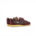 SNEAKER IKIGAI IN PELLE STAMPATA RETTILE BURGUNDY