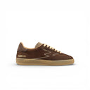 SNEAKER CLUB IN NABUK STAMPA STRUZZO COLOR CASATAGNA