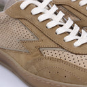Sneaker Club Caramello Pelle Traforata Uomo