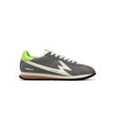 Flash Nylon Gray and Lime Sneaker