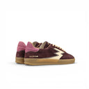 SNEAKER CLUB IN SUEDE PORPORA E BACKTAB IN CAVALLINO ROSA