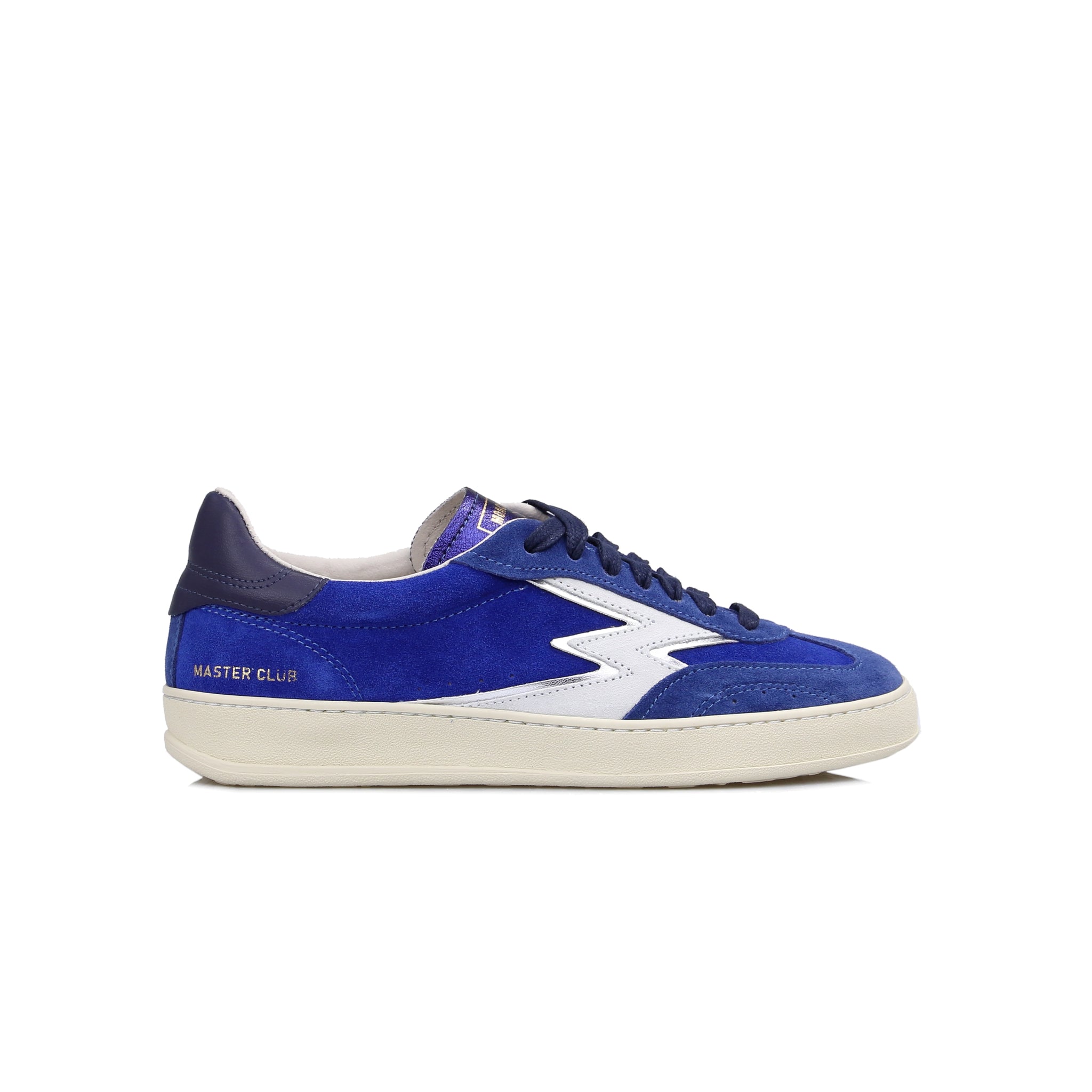 Sneaker Club Blu Dettagli Argento