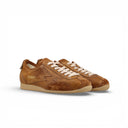 SNEAKER IKIGIAI IN PELLE INGRASSATA COLOR CUOIO
