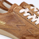 SNEAKER IKIGIAI IN PELLE INGRASSATA COLOR CUOIO