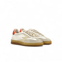 Men's Off White and Orange Club Sneaker