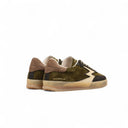 Women's green and teddy CLUB SUEDE SNEAKER
