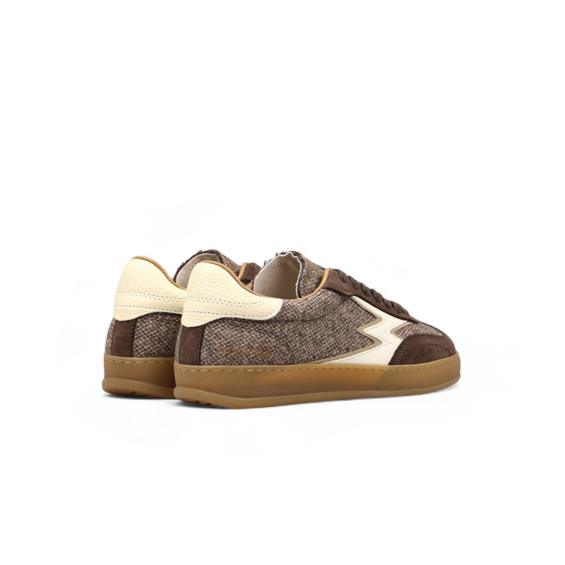 SNEAKER CLUB TWEED MARRONE donna