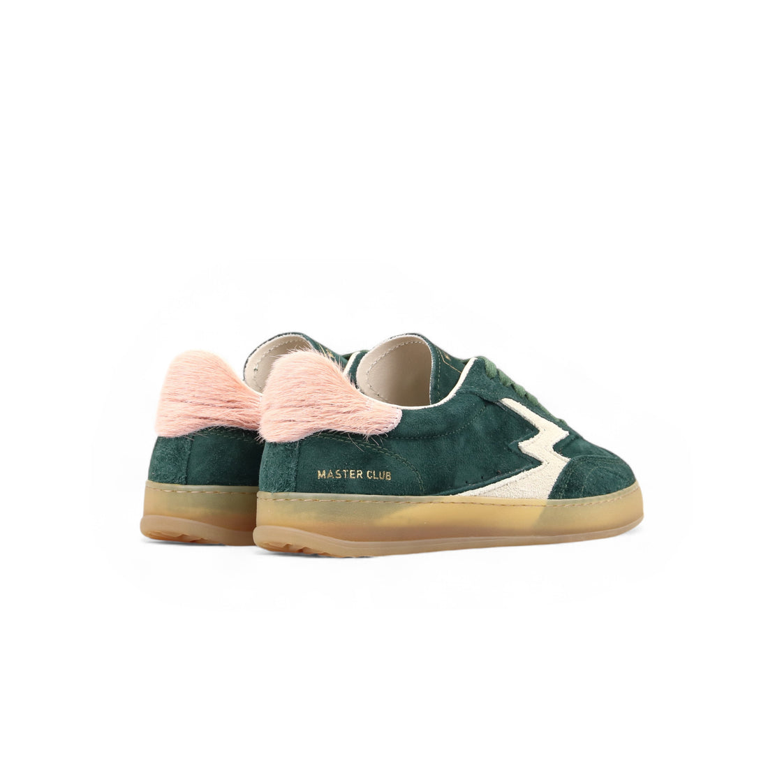 SNEAKER CLUB SUEDE VERDE E CAVALLINO