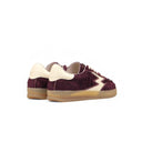 Women's Scratched Mulberry Suede Club Sneaker