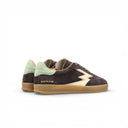 SNEAKER CLUB IN SUEDE LAVAGNA E BACKTAB IN CAVALLINO MATCHA