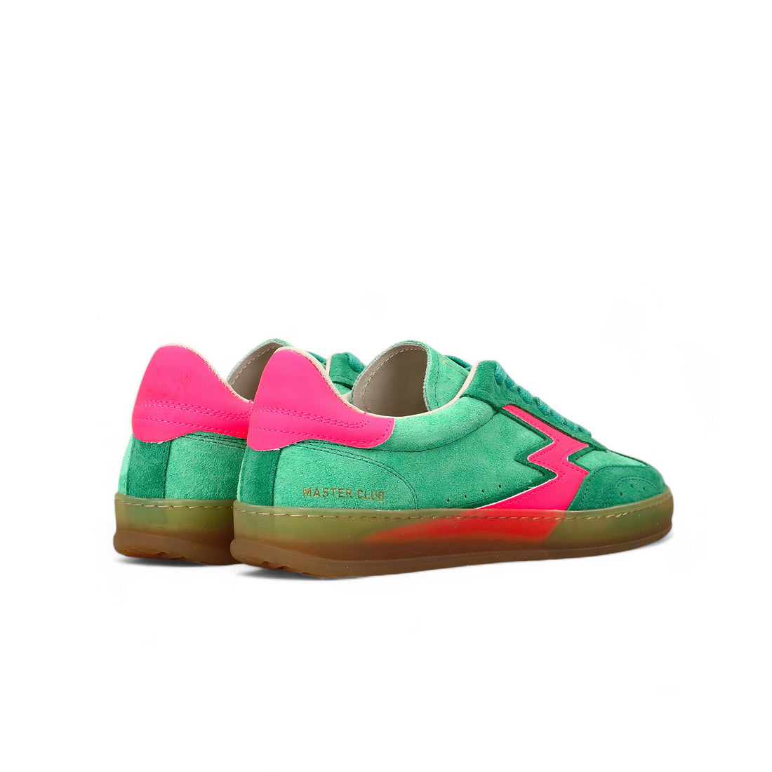 MATCHA GREEN AND FUCHSIA CLUB SNEAKERS