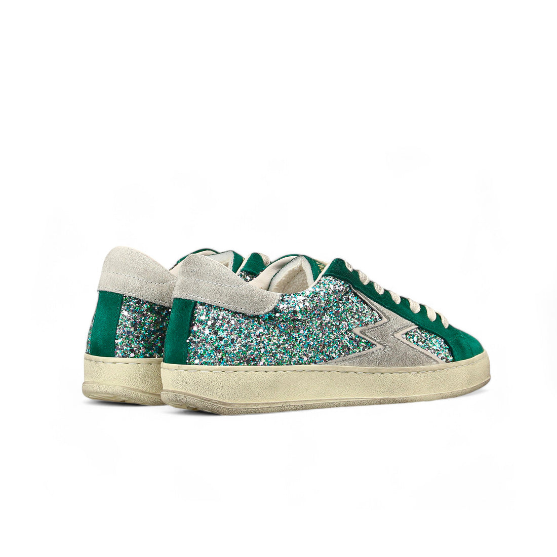 Sneaker Iconic Glitter Verde