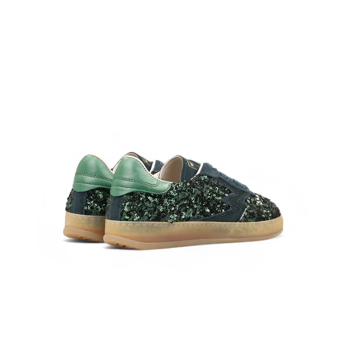 SNEAKER CLUB PAILLETTES VERDE