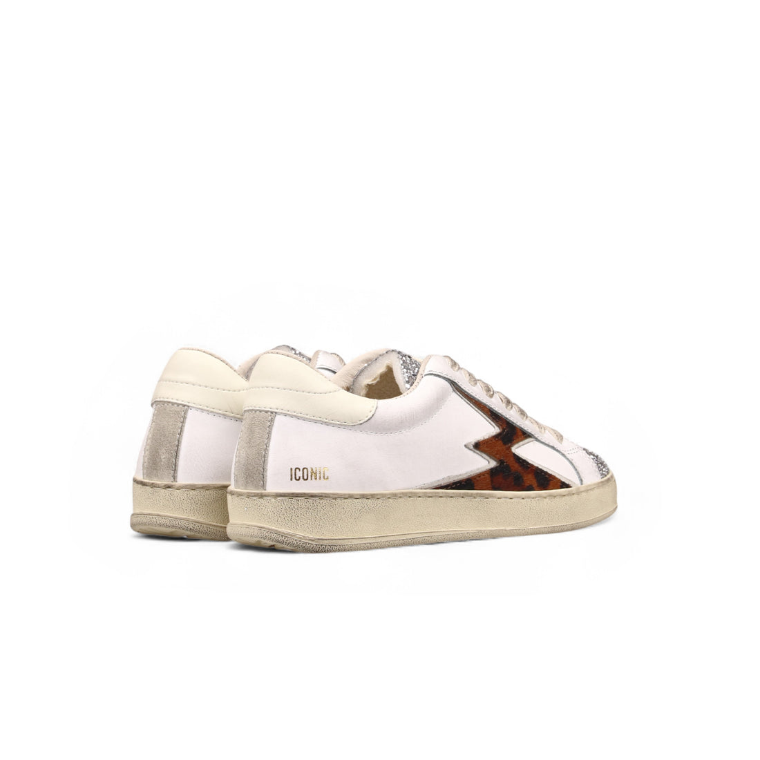 SNEAKER ICONIC LOGO LEOPARDO