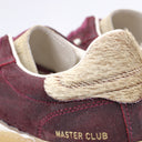 Women's SNEAKER CLUB SUEDE BORDEAUX AND PONYSKIN