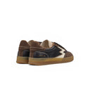 Women's Club Sneaker with brown nubuck details