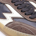 Women's Club Sneaker with brown nubuck details