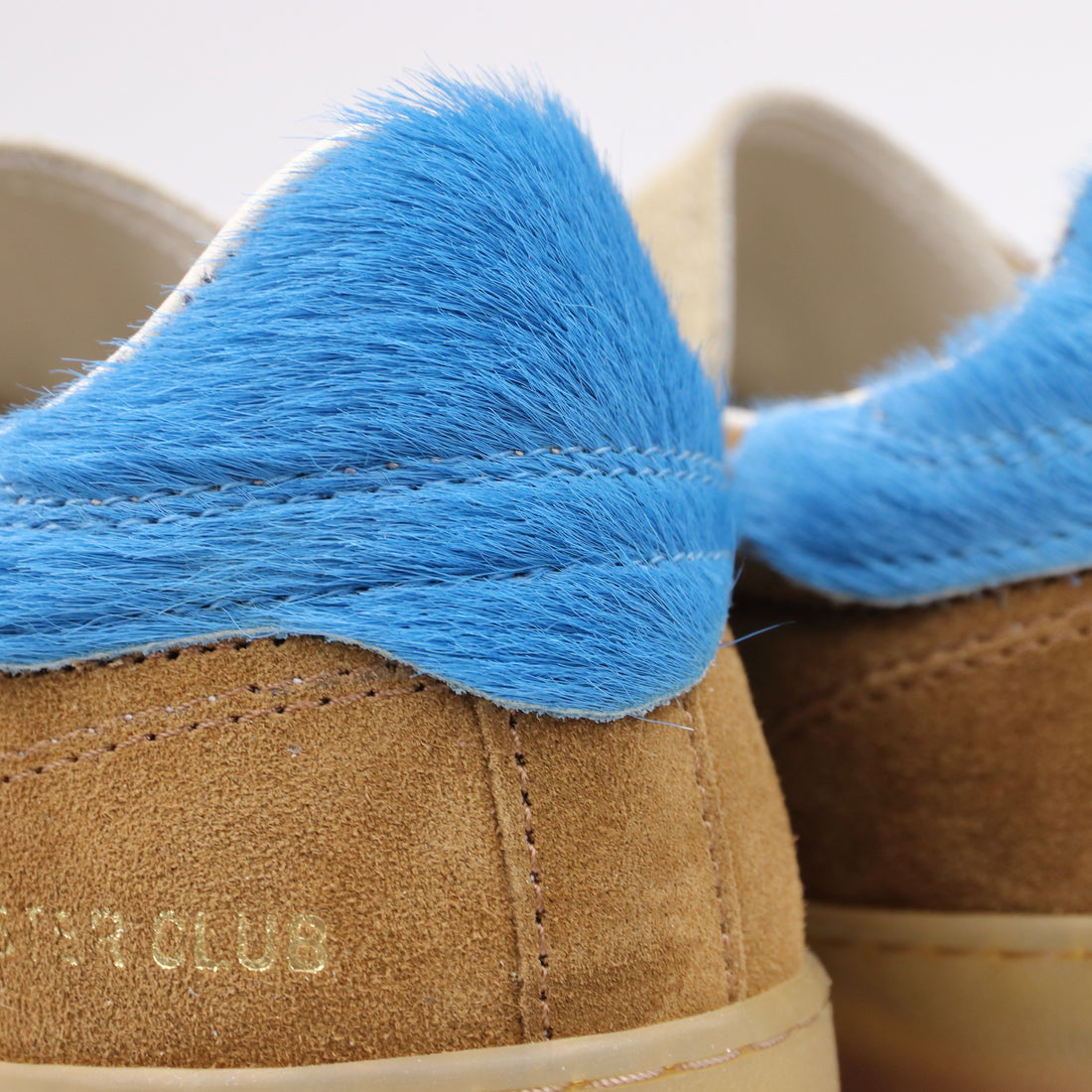 SNEAKER CLUB SUEDE TABACCO E CAVALLINO donna