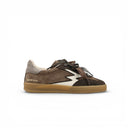 SNEAKER CLUB PATCHWORK SESAMO, MARRONE SCURO E GRIGIO