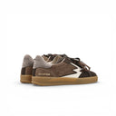 SNEAKER CLUB PATCHWORK SESAMO, MARRONE SCURO E GRIGIO