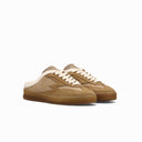 Sneaker Club Mule Caramello In Pelle Traforata