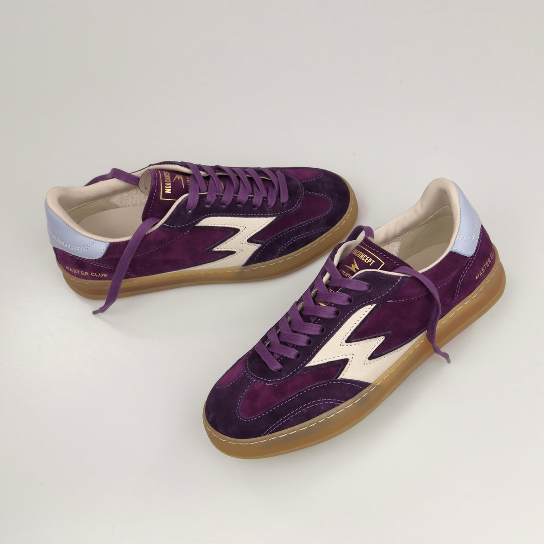 Sneaker Club Suede Eggplant