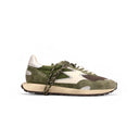 SNEAKER HYPE VERDE MILITARE E SILVER