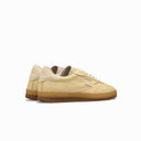 Club Sneaker Pastel Yellow Perforated Leather