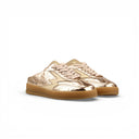 SNEAKER CLUB MULE LAMINATA ORO