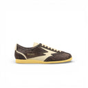 SNEAKER IKIGAI IN PELLE PITONATA MARRONE