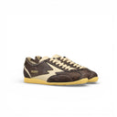 SNEAKER IKIGAI IN PELLE PITONATA MARRONE
