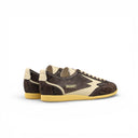 SNEAKER IKIGAI IN PELLE PITONATA MARRONE