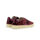 Club in burgundy chenille