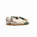 Sneaker Ikigai Off White Mesh Dettaglio Pitone