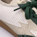Sneaker Ikigai Off White Mesh Dettaglio Pitone