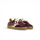 SNEAKER CLUB PATCHWORK MOGANO, BURGUNDY E BURRO